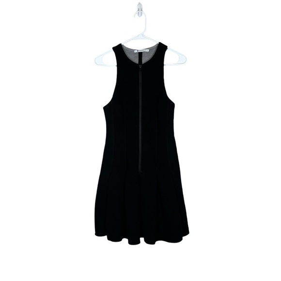 T by Alexander Wang Scuba Neoprene Pleated Dress Size Small - Picture 3 of 11